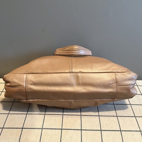 Coach Metallic Gold Tote Bag - Picture 5 of 9